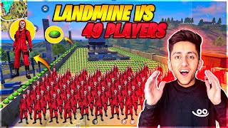 Landmine vs Car with 49 RED CRIMINALS😂😂 on Factory Roof - Garena Free Fire