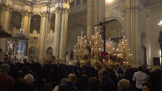 Hermandad de la Salud: Estación de Penitencia en la Catedral. Semana Santa Málaga 2023.