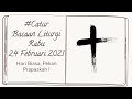 Bacaan Liturgi 24 Februari 2021