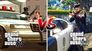 WHY GTA 4 COPS ARE BETTER THAN GTA 5 COPS 🚓🚨