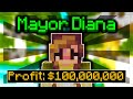 How To Make MILLIONS With MAYOR DIANA!! (Hypixel Skyblock Diana Event Guide)