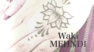 Waki💛MEHNDI  蓮♡お客様に施術