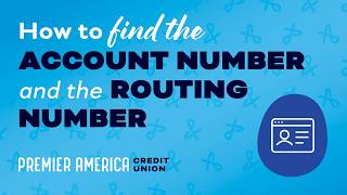 How To Find Account and Routing Numbers