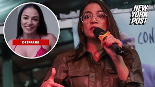 AOC opens up about ‘shock’ of stumbling upon deepfake AI  of herself in adult fi