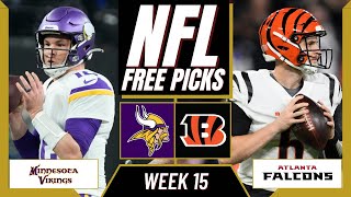 VIKINGS vs. BENGALS NFL Picks and Predictions (Week 15) | NFL Free  Picks Today
