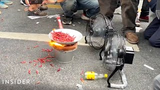 Protesters Burn Chillies In Thailand As They Demonstrate Against Government and APEC | Insider News