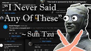 funny Sun Tzu quotes (memes) I found on YouTube