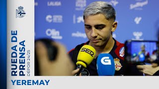 Rueda de prensa de Yeremay Hernández tras el Málaga CF 1-1 RC Deportivo