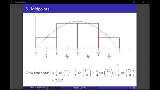 Integral Calculus - 5.2 - Five ways to compute Riemann sums [Mild]