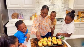 This potato dish is a must try! Making dinner for my family of 9