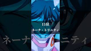 個人的に好きなガンダム女性キャラランキング#機動戦士ガンダム#ランキング