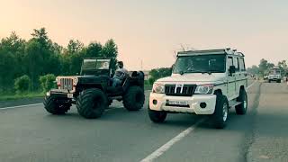 Pathankot highway gedi | jeep vs bolero | pindawale