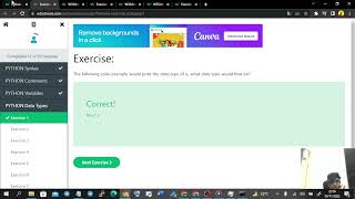 Learning Python with w3schools | Part 2