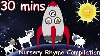 Zoom, Zoom, Zoom, We're Going To The Moon! And lots more Nursery Rhymes! 30 minutes!