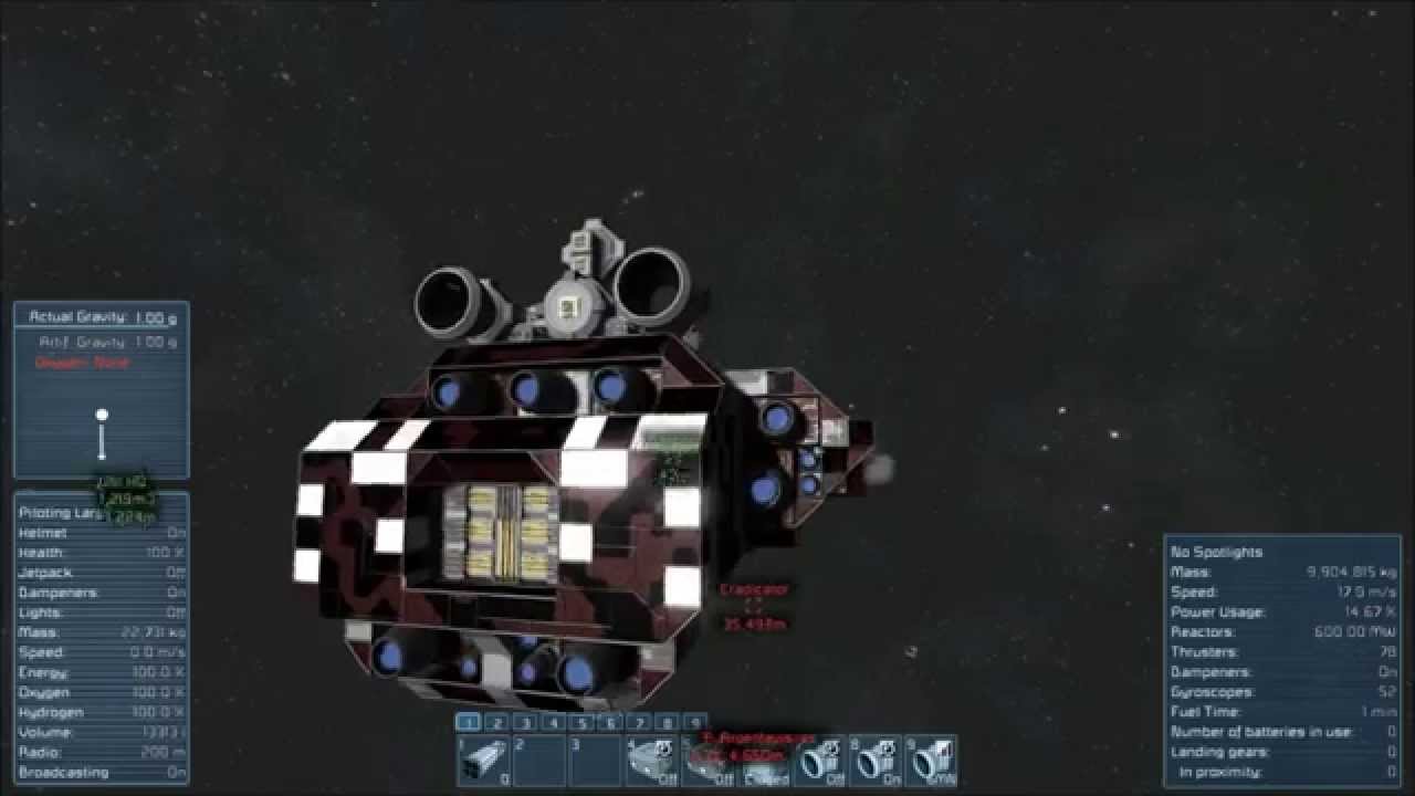 Space Engineers; Hydrogen Engines - YouTube