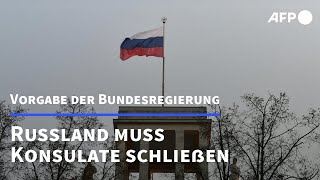 Russland muss vier Konsulate in Deutschland schließen | AFP