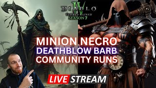 !Minions and !Deathblow tonight | Community runs! !deathquake !build #diablopartner