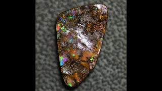 4.77 cts Australian Boulder Opal, Cut Stone