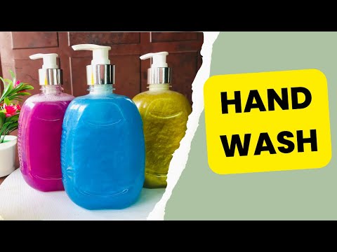 How do you make liquid hand wash?