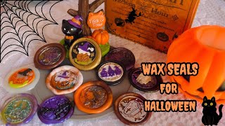 Let’s make some scary wax seals today 👻 | Halloween wax seals 🎃