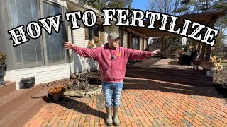 Garden Center Shopping & Fertilizing Perennials