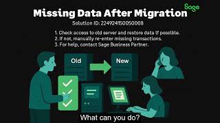 Sage 300 CRE - Server Migration - Post Migration and Common Migration Issues