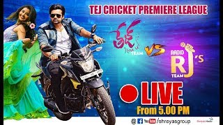 Tej I Love You Team vs Radio Jackie Team Live Match Exclusive  || Sai Dharam Tej || Anupama