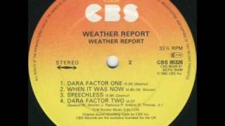 Weather Report Dara Factor TWO