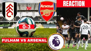 Fulham vs Arsenal 0-3 Live Stream Premier league Football EPL Match Commentary Gunners Highlights