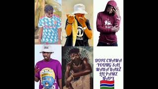 Gambia🇬🇲  Top 5 latest drill songs#Dope chama, youngsal Gambia, MAKA BARZ,lil pamz,napx official 🇬🇲