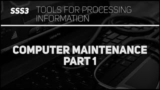 Computer Maintenance -Part 1(Data Processing SSS 3)