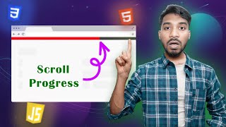 Create a Smooth Scroll Progress Bar with JavaScript ✨ | Easy Step-by-Step Guide