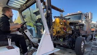 Kenworth w900 gets a CAT 6NZ swap | Engine Install