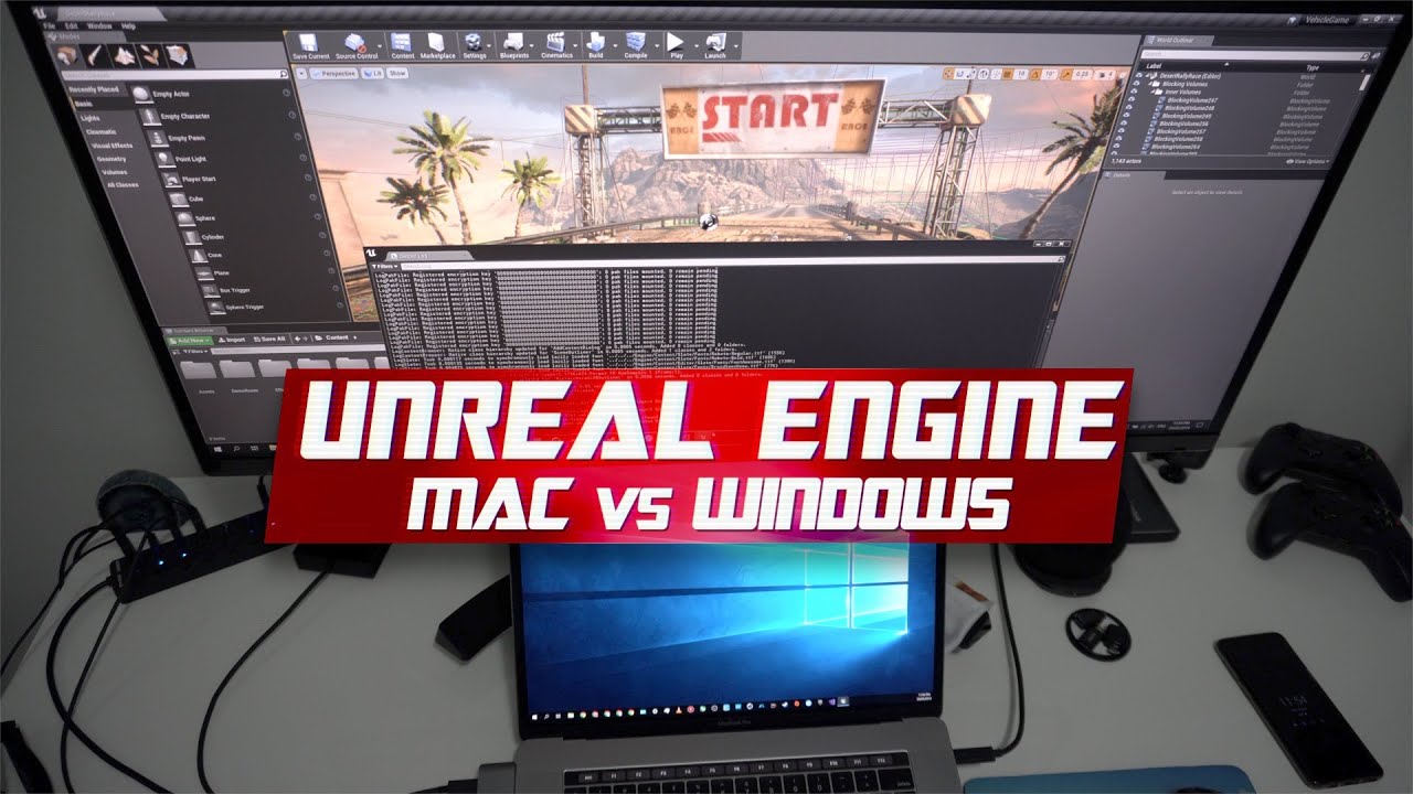 Unreal Engine 4 - Windows Vs Mac For Games Development - YouTube