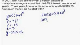 A18.8 Compound Interest Problem