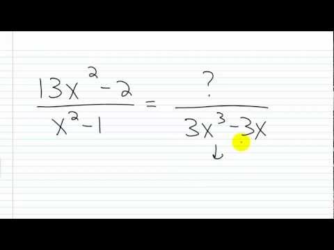 Algebra I Help: Writing Rational Expressions with Given Denominators Algebra I Help: Writing Rational Expressions with Given Denominators