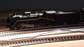 蒸気機関車C59戦後形＋「サウンドカード」使用して走行動画  KATO N-gauge