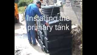 Installation of a BIOROCK non-electric Onsite Wastewater Treatment System