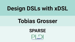 [SPARSE24] Design DSLs with xDSL