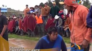 Cajamarca: Rondas castigan a banda de asaltantes y los obligan a comer rocoto