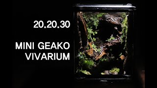 20.20.30 Mini Geako Vivarium | 20cm 하이 미니 게코 비바리움