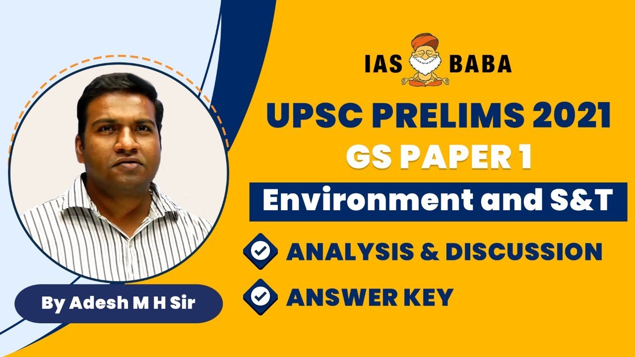 Detailed Analysis Of UPSC Prelims 2021 | SCIENCE & TECH | GS Paper 1 ...