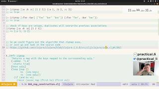 Practicalli Clojure 44 - 4Clojure 61 - zipmap and into functions