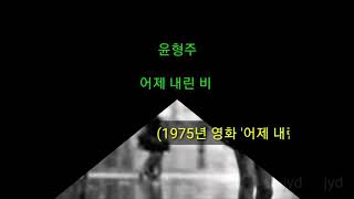 윤형주~어제 내린 비 (1975년)