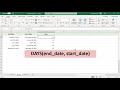 Different ways to Calculate number of days  between Two Dates in Excel -   Office 365