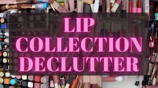 Makeup Collection Series Pt. 6 l Lip Gloss, Lipstick & Liquid Lipstick Declutter 🗑♻️