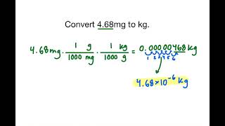 Unit Conversion & Scientific Notation - Chemistry Practice Problem