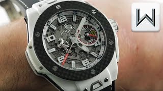 Hublot Big Bang UNICO Ferrari White Ceramic (401.HQ.0121.VR) Luxury Watch Review