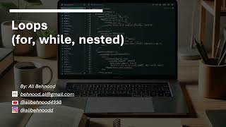 7 Loops: for, while, nested - Python Crash Course
