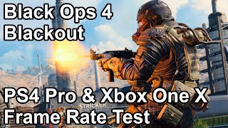 Call of Duty Black Ops 4 Blackout PS4 Pro and Xbox One X Frame Rate Test